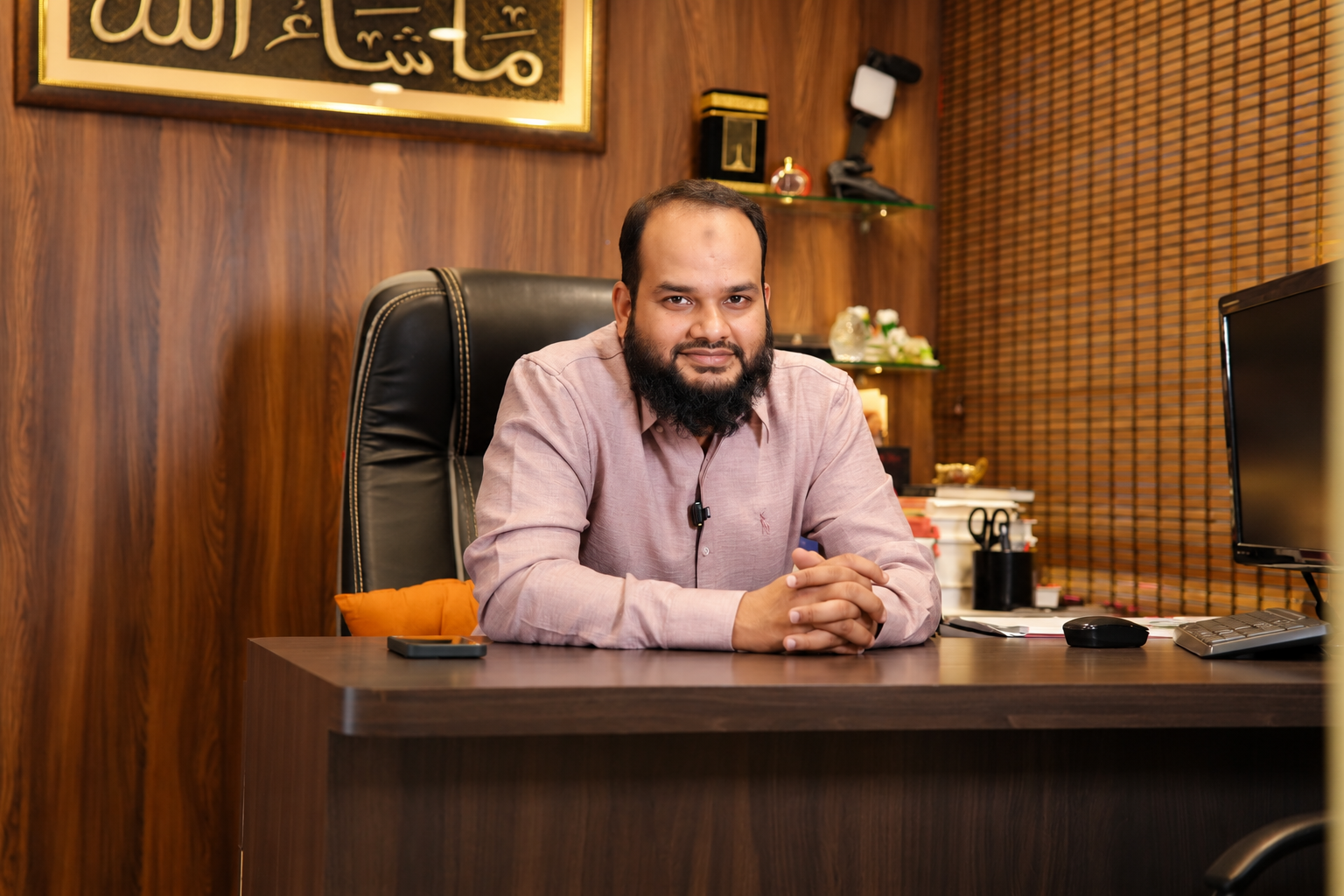 Dr. Azaruddin Savanur, orthodontist and owner of Dental Destination